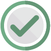 green checkmark in circle